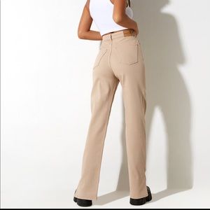 Motel Rocks Straight Leg High Waisted Jeans